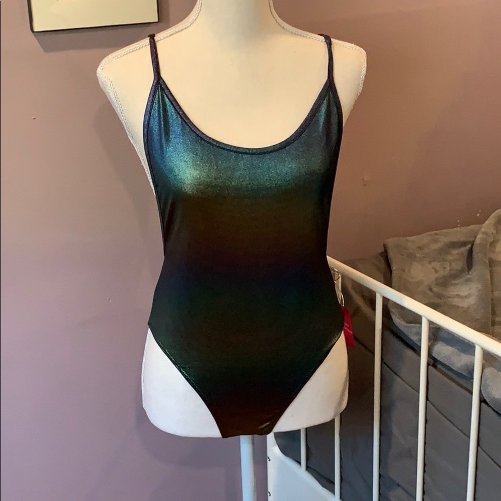 Metallic body suit